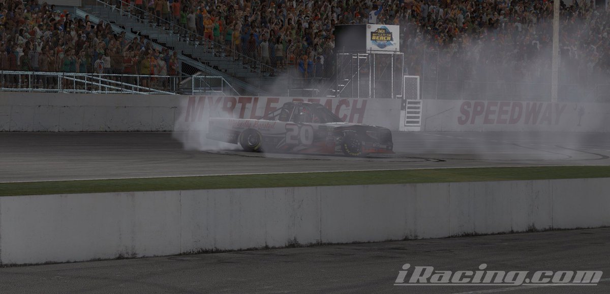 Luckily came home with another W in the Wickedly Boosted Tundra. #Toyota #Tundra #iRacing #wickedlyboosted #abruzzi #nextlevelracing #fanatec #heusinkveld @iRacing