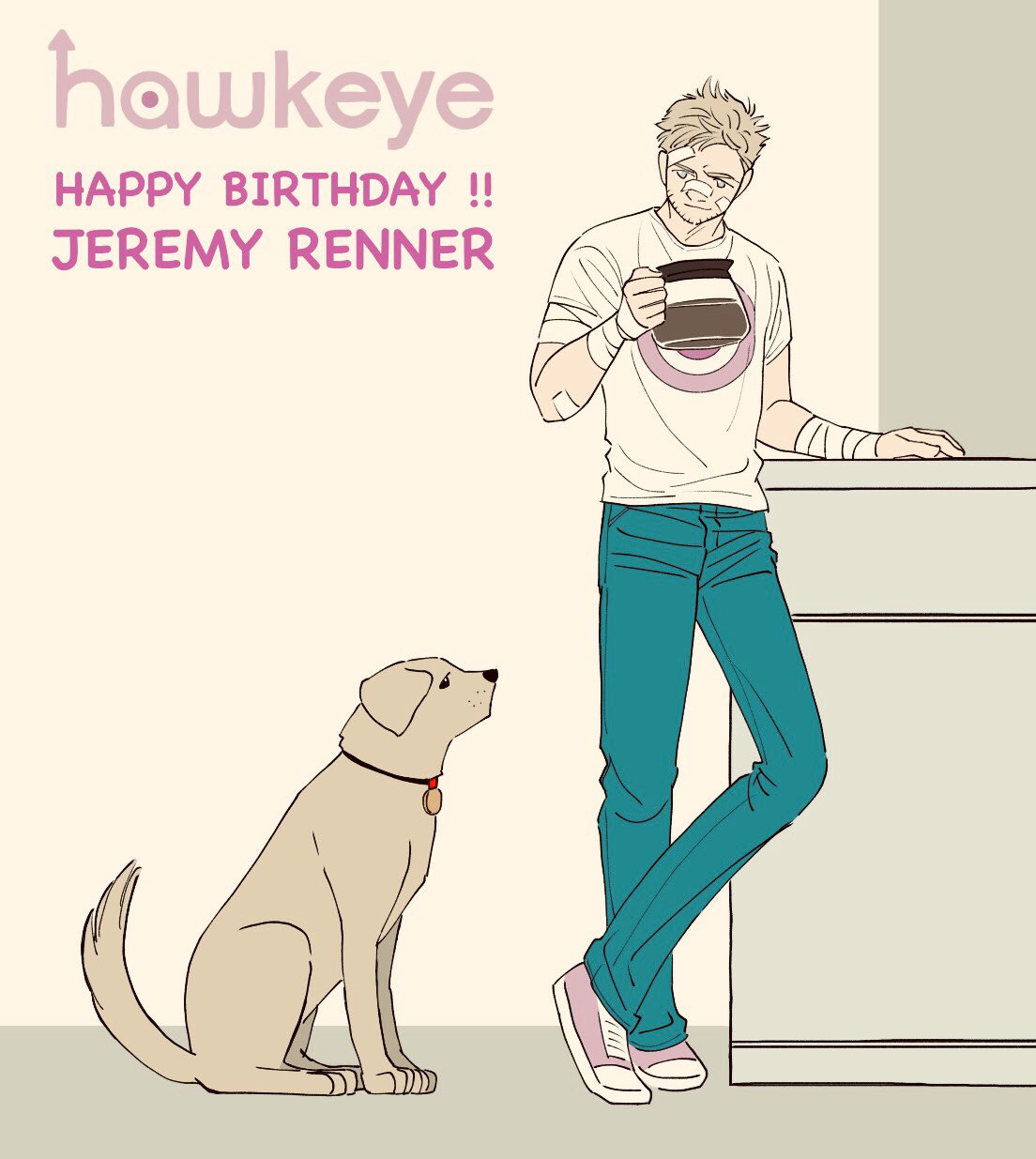 Happy Birthday Jeremy Renner                                                