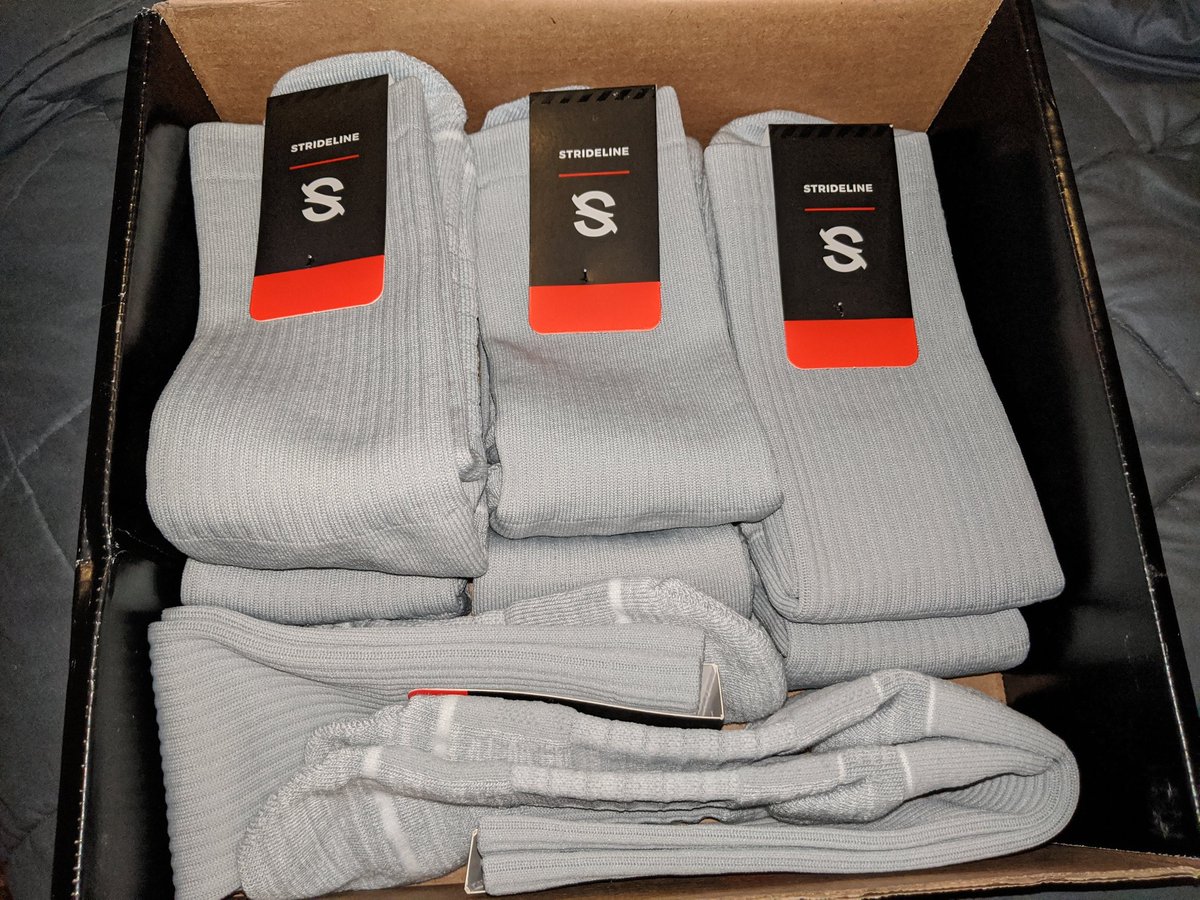 Chad the gap between ideal and real (@chadcluff) on Twitter photo I absolutely love <a href="/Strideline/">Strideline</a> socks. Got a huge box of them today thanks to the amazing <a href="/SaraJoCluff/">Sara Jo Cassidy Cluff</a> running in these is like running in a comfortable, supportive sock! I absolutely love <a href="/Strideline/">Strideline</a> socks. Got a huge box of them today thanks to the amazing <a href="/SaraJoCluff/">Sara Jo Cassidy Cluff</a> running in these is like running in a comfortable, supportive sock!