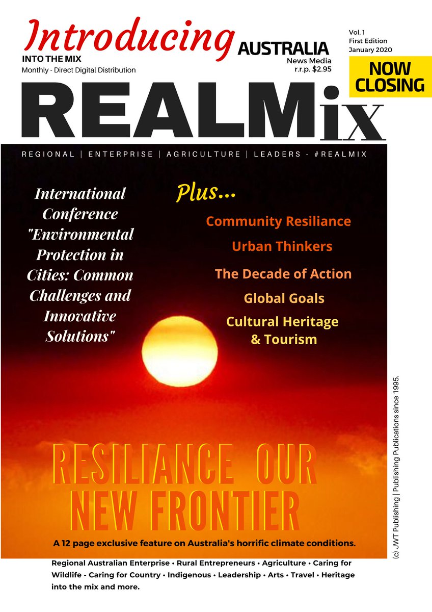 JWTPublishing's tweet image. #Australia over Summer we launched a series of digital Magazines. #NimbinMix + #EvansHeadMix - Currently as #AustraliaisBurning we have adjusted our Business Goals &amp;amp; time-line. We now bring forward Regional Leaders to introduce into the mix #RealMix News Media across #Australia