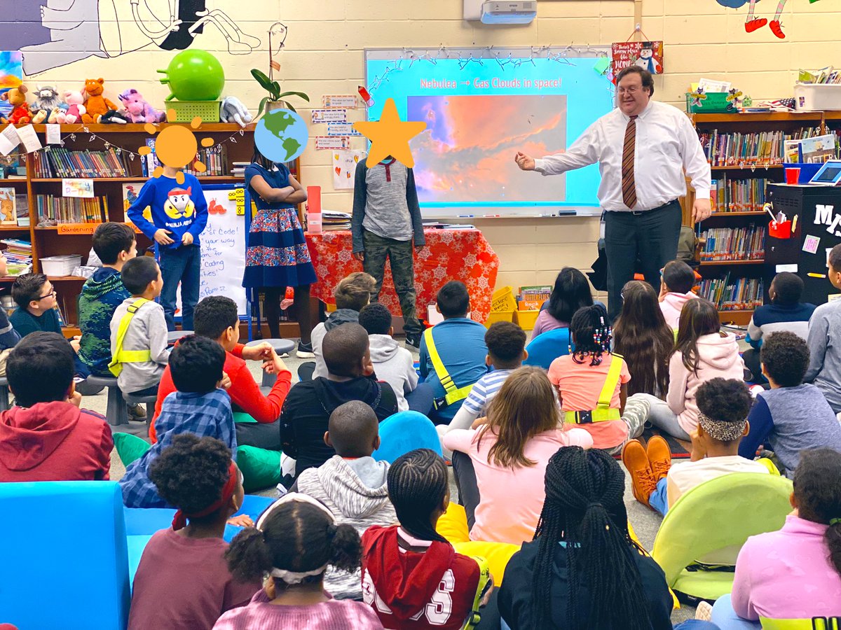 🐝Thank you to Mr. Siegal, Science Supervisor, for an intriguing space presentation! Our fifth graders really enjoyed it! <a href="/FTPSchools/">FTPSchools</a> <a href="/Science_FTPS/">Mr. Siegal</a> #FutureReadyNJ