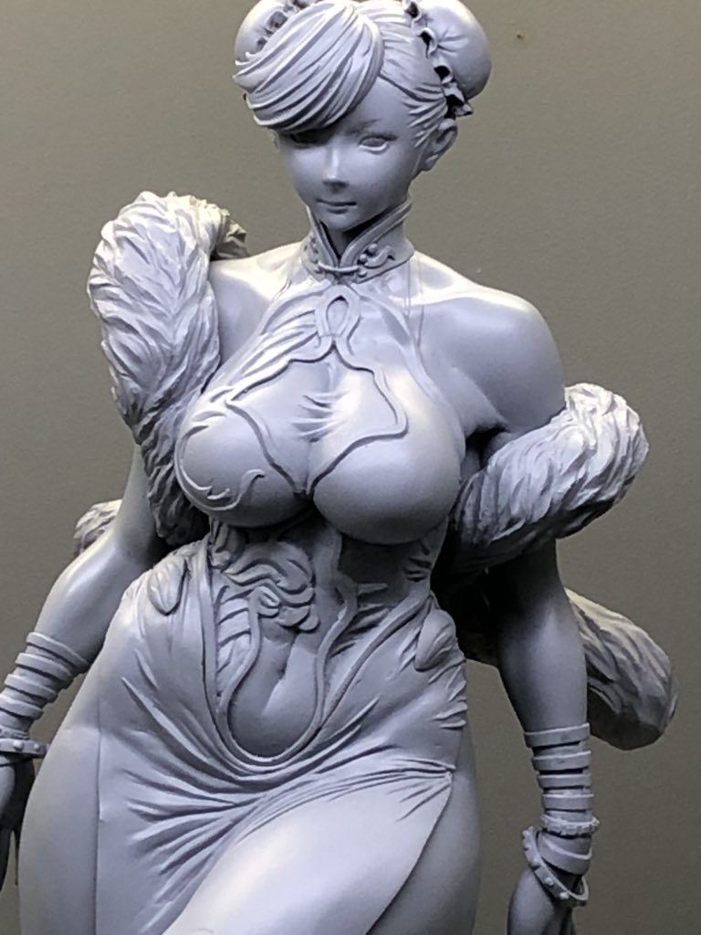 wg1062er's tweet photo. ついに完成しました!この時間は本当に大変だ!  
#streetfighter #ストリートファイター #chunli #春麗 #wf2020w https://t.co/2lBFLrisHZ