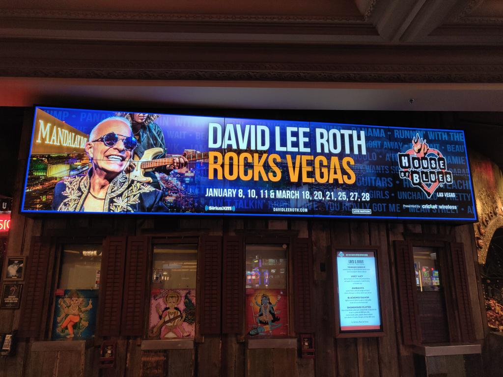 stardustfallout's tweet photo. Pretty excited about what I am filming tonight for my client @prpluslv at @HOBLasVegas tonight! @DavidLeeRoth has been a constant staple in my music rotation since my high school days! Las Vegas PHOTO, VIDEO AND DESIGN #edisong #stardustfallout https://t.co/fRrXPyEYmP https://t.co/MpKn5hdlLp