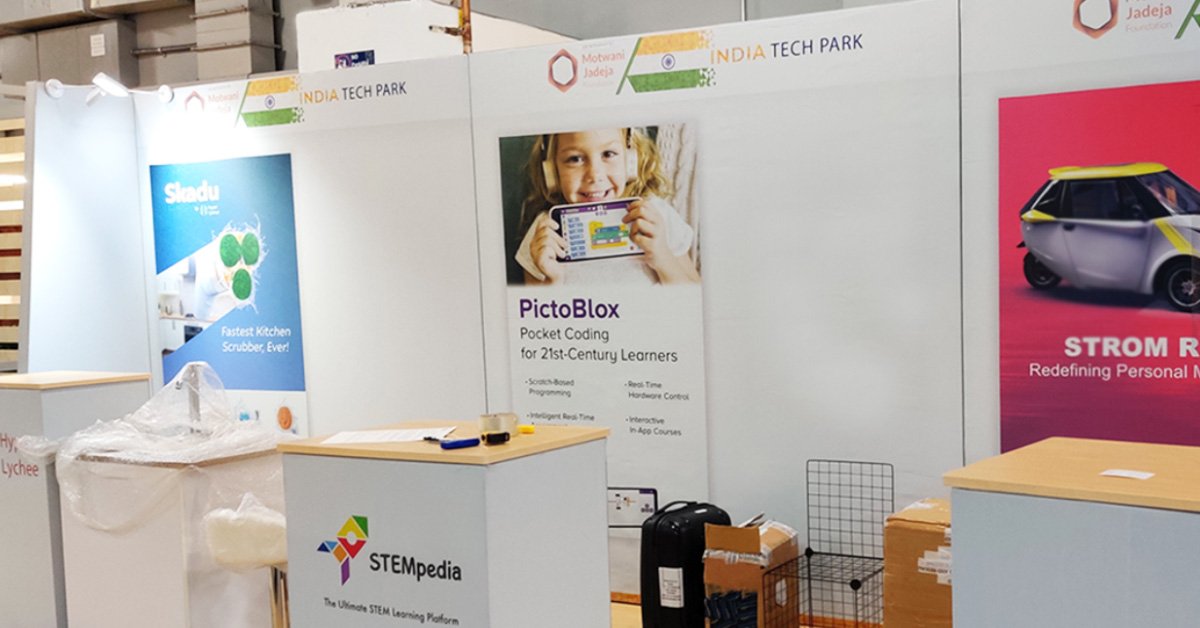 theSTEMpedia's tweet photo. Getting ready to rock the floor tomorrow! π€πΌπ
Stay tuned for more #CES2020 updates.
#workinprogress #gettingready #CES2020 #consumerelectronicsshow #eurekapark #MJFCES2020 #IndiaAtCES #stem #stemeducation #PictoBlox #PictoBloxMobile #theSTEMpedia https://t.co/2m0Jtw7lqb