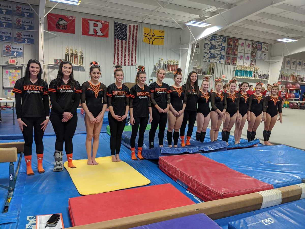 Buckeye Gymnasts take 1st place tonight against Cloverleaf and Wadsworth!   Way to go girls!   Our next meet is Wed at Lakewood.