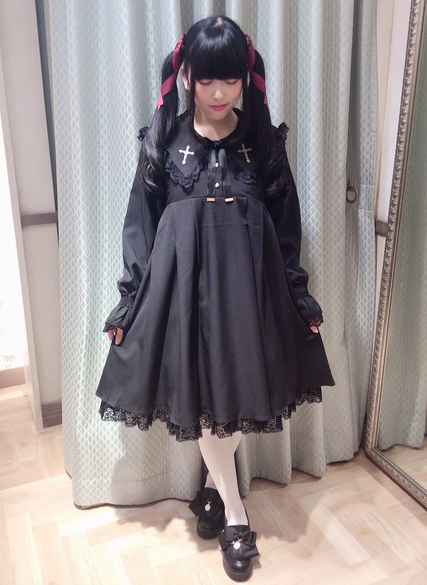 Amavel Rosary Lace Aラインワンピース ラベンダー Amavel Rosary Lace Aラインワンピース ラベンダー - メルカリ