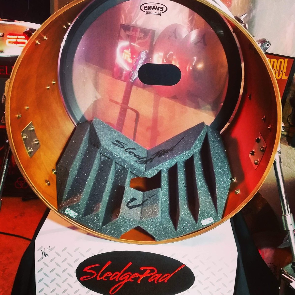 SledgePad.com
The Best Bass Drum Dampening system on the market.
Checkout the choices and made for any drum depth. Stays in place.
Looks great. Accurate Dampening.
#PlayDrumsPlaySledPad
#Cheers
