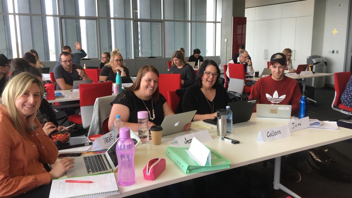 acuedlead's tweet photo. ⁦@JuNorris⁩ ⁦@ACUeduandarts⁩ #masterclass #edle682 enjoying and engaging with purposes of schooling https://t.co/CzS6EzDggb