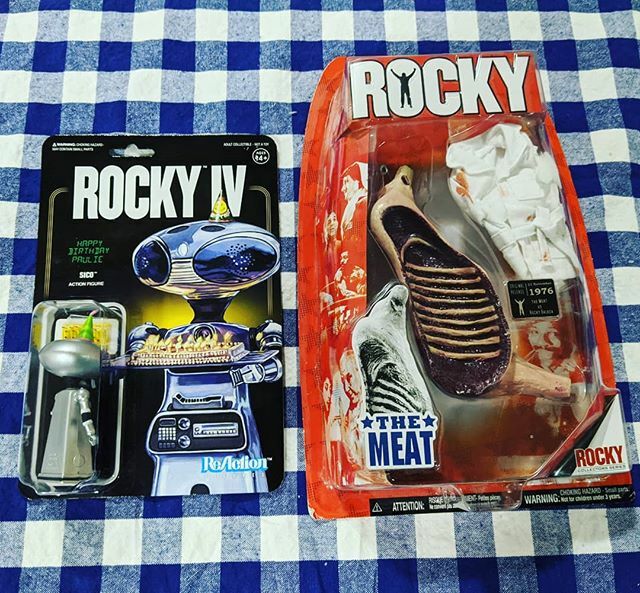 ericfell's tweet photo. Thanks to @patrickmaliha I now have a companion piece for my "Meat" action figure! #rocky #tghvan #happybirthdaypaulie https://t.co/Rt29T9oK2x https://t.co/BxeecoYIms