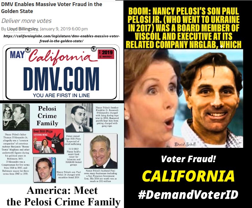 battlebornVT's tweet photo. Don’t let them take your vote. It’s already happening in California it’ll happen in your State next! Why is there such a push to allow illegals to vote for State Rep’s? Easy answer you can’t just take federal off. they vote Federally too! 

#CaliforniaVoting #VoterID https://t.co/0BIVyaktJQ