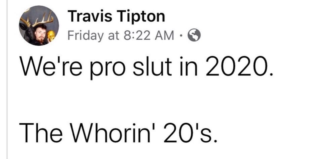 thealyssarains's tweet photo. Yasss #whorin20s who is FREAKING with me?! #2020 #2020isouryear #proslut #slutmuffin https://t.co/QhJE7Aplzm