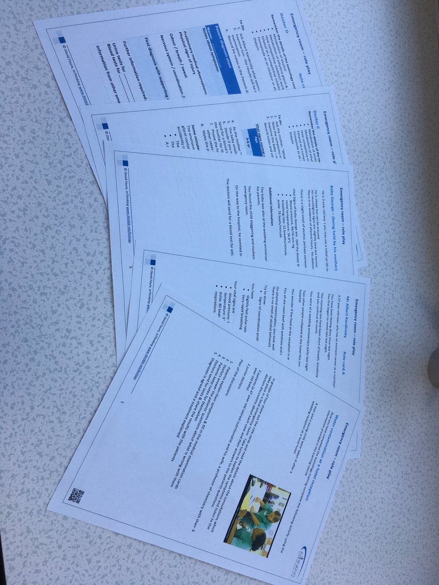 lindsaywilgrove's tweet photo. HL Yr12 enjoyed role playing emergency room Doctors this morning. Looking at the medical use of enzyme inhibitors to investigate a potential antifreeze poisoning at a family wedding @JESSScienceDept @BiologyIB #JESSRealWorld #JESSBioDept #JESSCriticalThinking #JESSSubjectExpert https://t.co/VxxU5wTfDp
