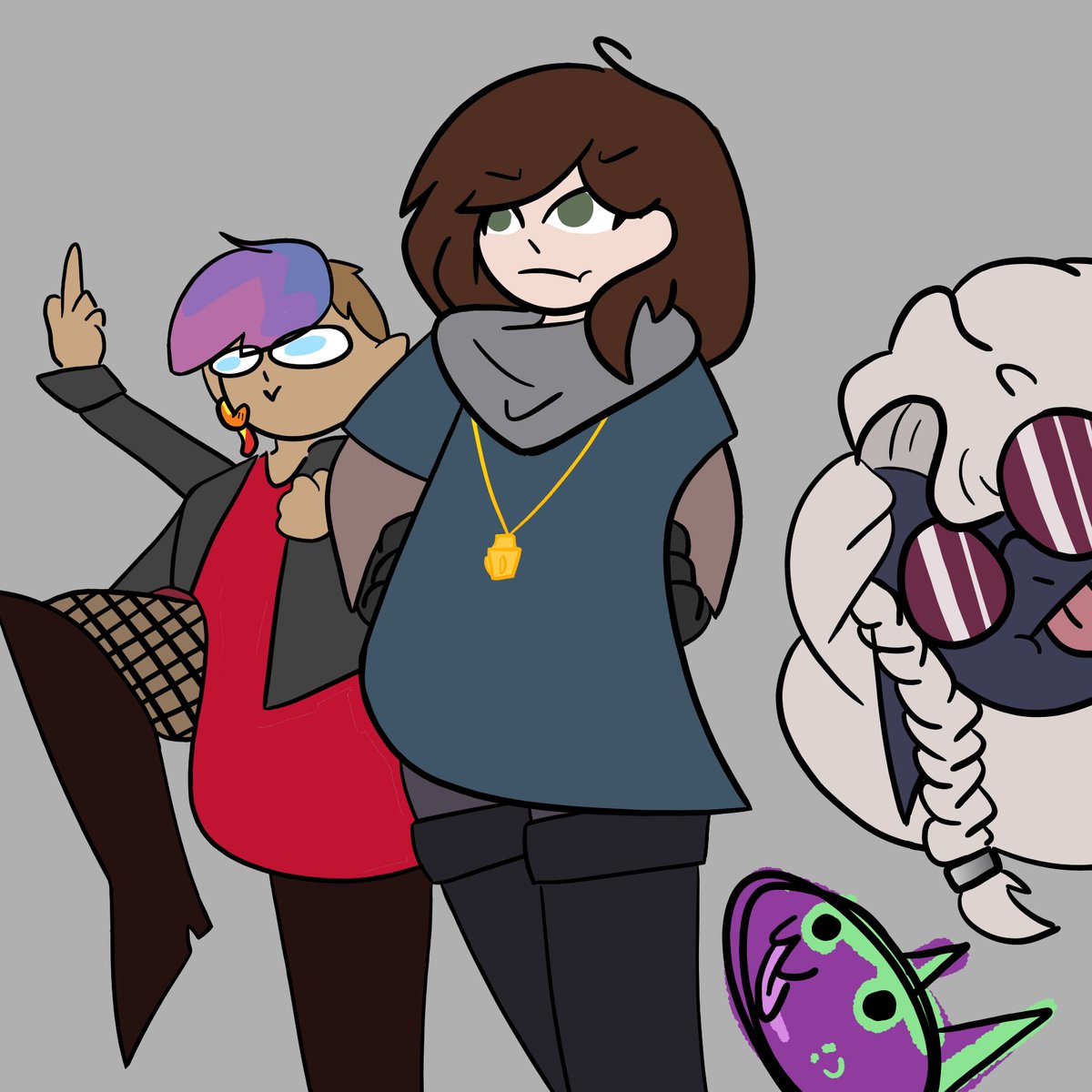 Memelessness's tweet photo. @smolartistbeans I'm Charlie! I have many ideas and struggle to manifest them into something physical. I do a lot of digital ert, but also a big-time doodler https://t.co/XKpmQqLADy