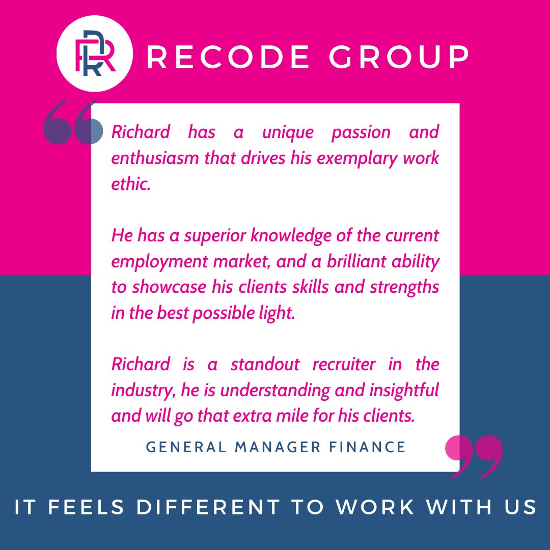 recodegroup's tweet photo. Testimonial Tuesday ⭐️⭐️⭐️⭐️⭐️
At @recodegroup, we wake up every morning with a drive & passion ready to work.
Wake up loving what you do & make 2020 your year!
If you're looking for a refreshing experience, contact @richard_skaf today and RECODE your career.
#recodegroup https://t.co/E8N63wbGVZ