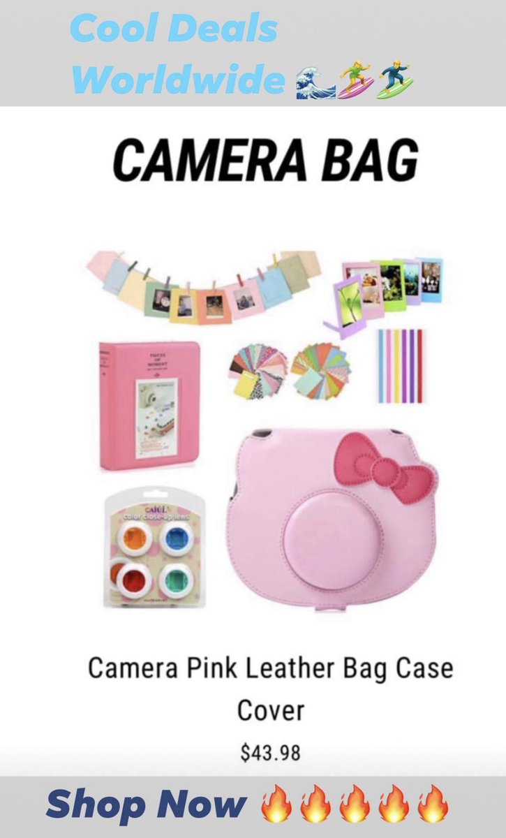 CoolDealsWorld1's tweet photo. Shop Cool Deals Worldwide 🌊🏄‍♀️🏄 #ConsumerElectronics #Airpods #ProtectiveCases #Electronics #Gamepads #Bluetooth #Wireless #Photographers #Photography #Cameras #Travel #CameraBag #Camera #LeatherBag #Case #LeatherBagCase #CaseCover #Retweet #Twitter #Trending #Shop https://t.co/pnr9kKUSEu
