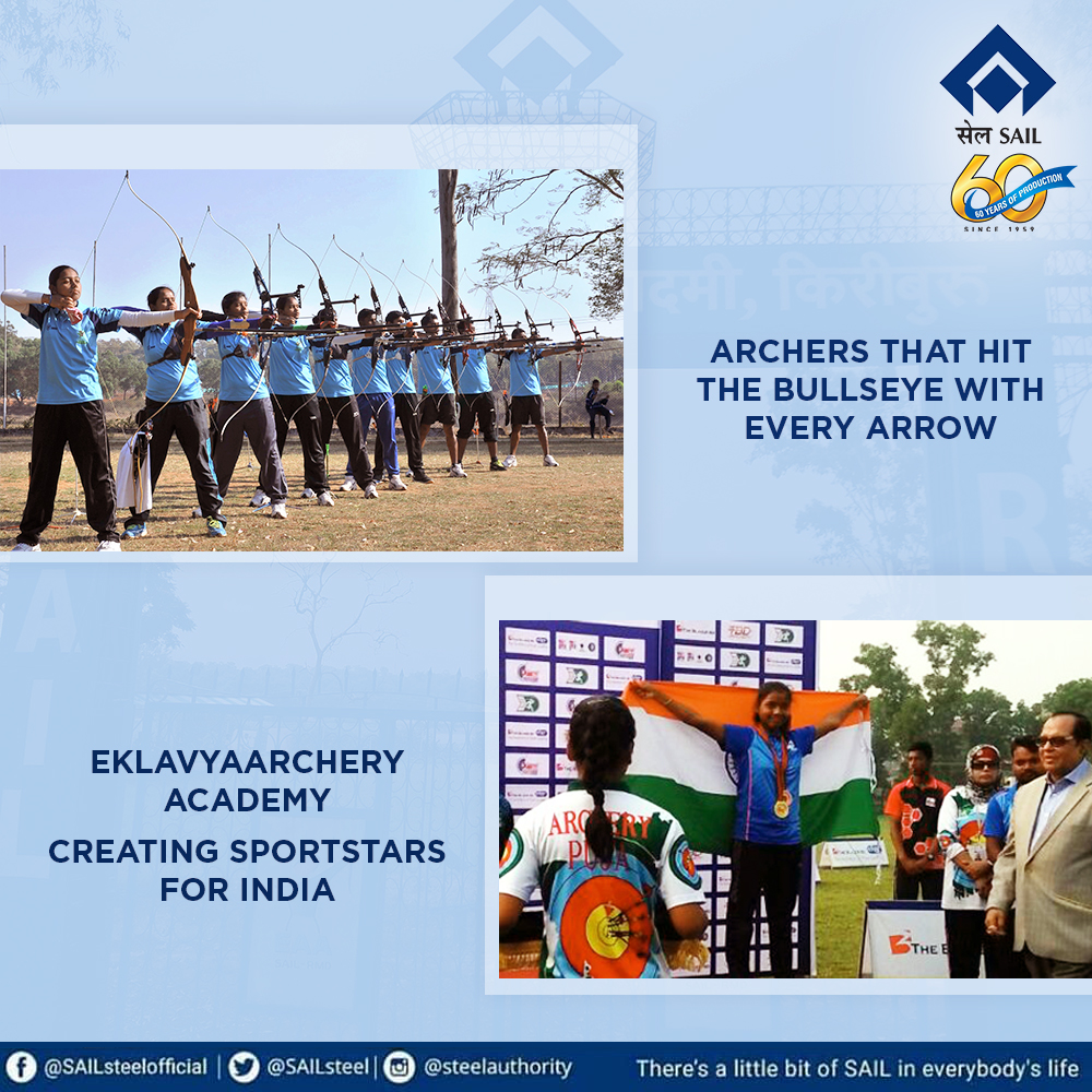 SAIL on Twitter "The cadets of SAIL’s CSR initiated Eklavya Archery Academy have won several