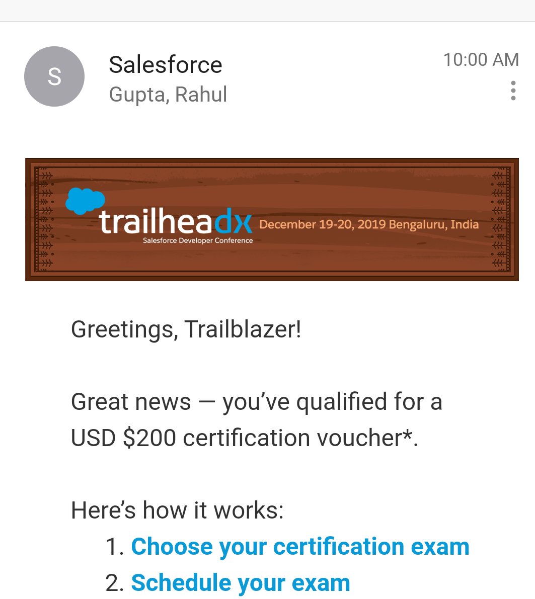 irahulgupta7's tweet image. Thanks team TRAILHEADX INDIA.
@kavindrapatel @shashforce @mittuvikas and all others .
#trailhead
#salesforceCertifications