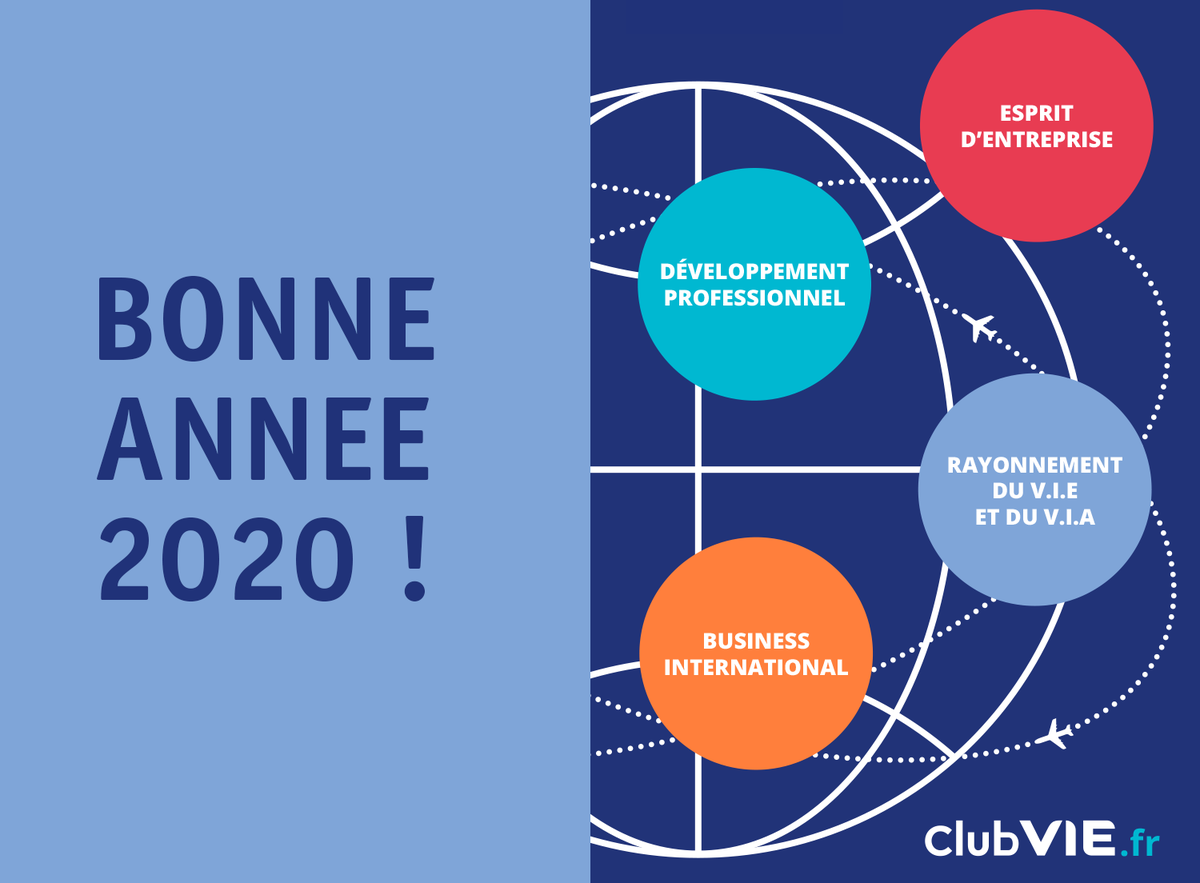 [ BONNE ANNÉE 2020 🎉🎈🥂 ] Le Club V.I.E t'accompagne, au travers de ses events et services, dans ton épanouissement professionnel ! Réflexions sur le sens au travail, forum des métiers, dégustation de vins et galette des rois sont déjà au programme▶️clubvie.fr/agenda