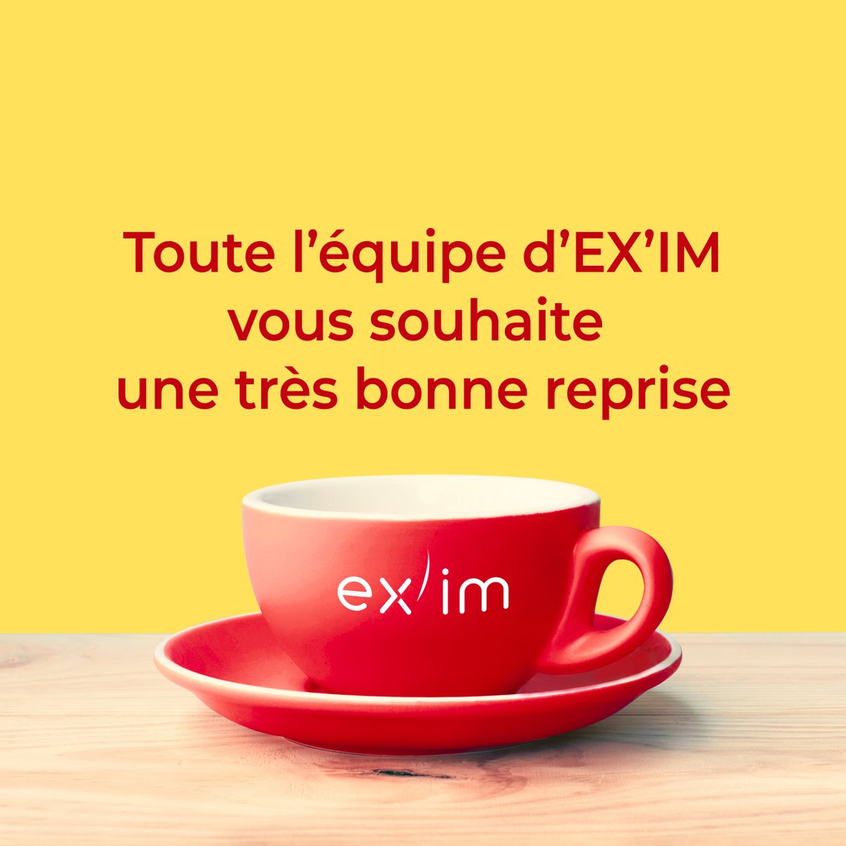 exim_france's tweet photo. #Adieu2019 #Bonjour2020
Toute l'équipe du réseau 🅔🅧'🅘🅜 vous souhaite une bonne reprise !
10H30 : c'est l'heure de se retrouver autour d'une tasse de café ☕ avec ses collègues pour fêter la reprise ! ☺️🚀 https://t.co/rQ2CgZcqPX