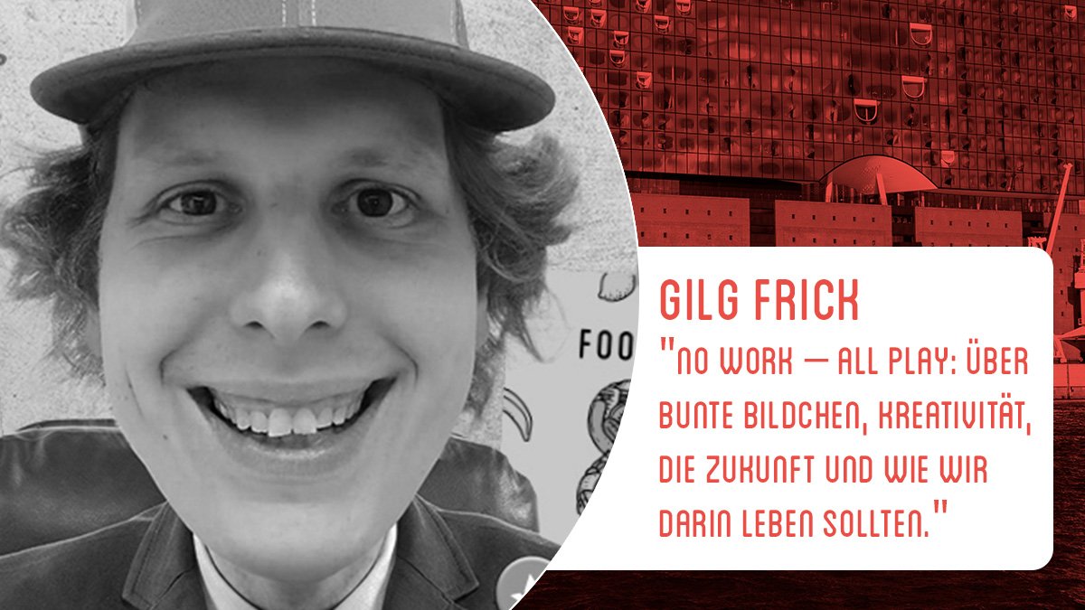 Hamburg! Der Countdown läuft. Donnerstag gibt es wieder viel zu lernen &amp; zu beschnacken. Für Gesprächsstoff wird auch unser Speaker Gilg Frick von <a href="/enpaiyeah/">NPIRE</a> sorgen. Sein Thema: NO WORK – ALL PLAY / Über bunte Bildchen, Kreativität, die Zukunft &amp; wie wir darin leben sollten.