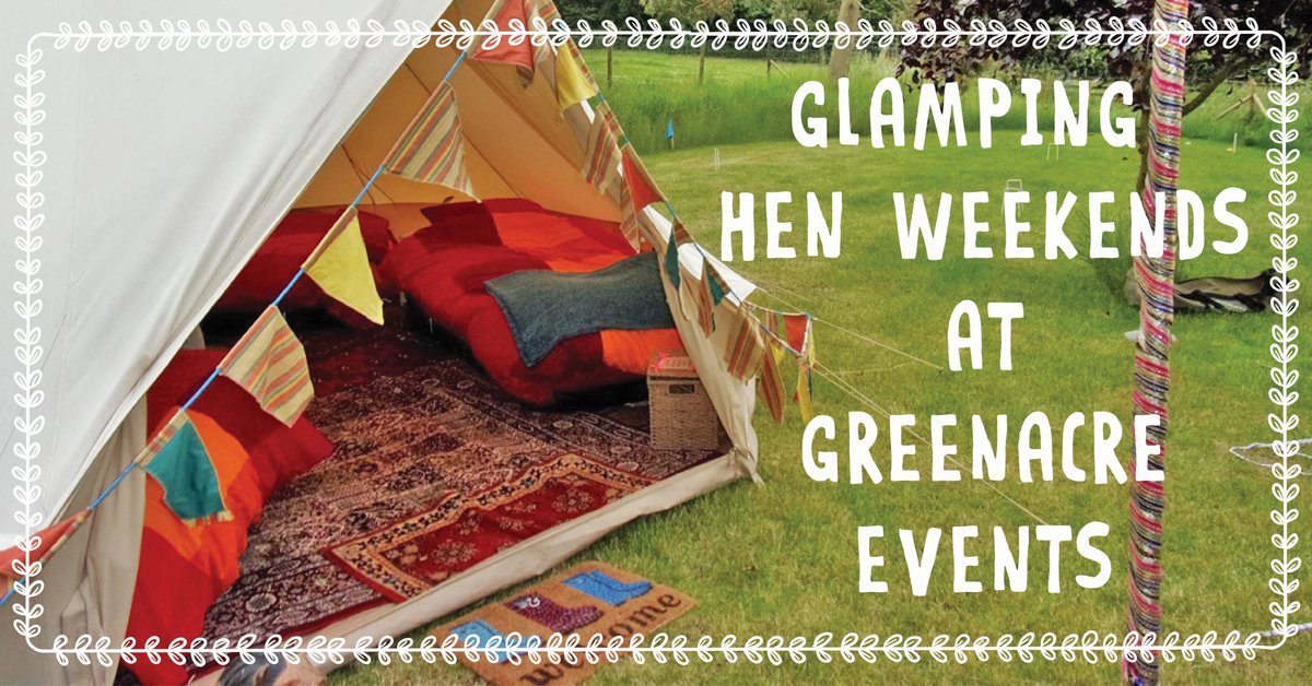 Loving all the enquiries coming in for our #glamping weekends - can't wait for the season to start.  Have a great day.