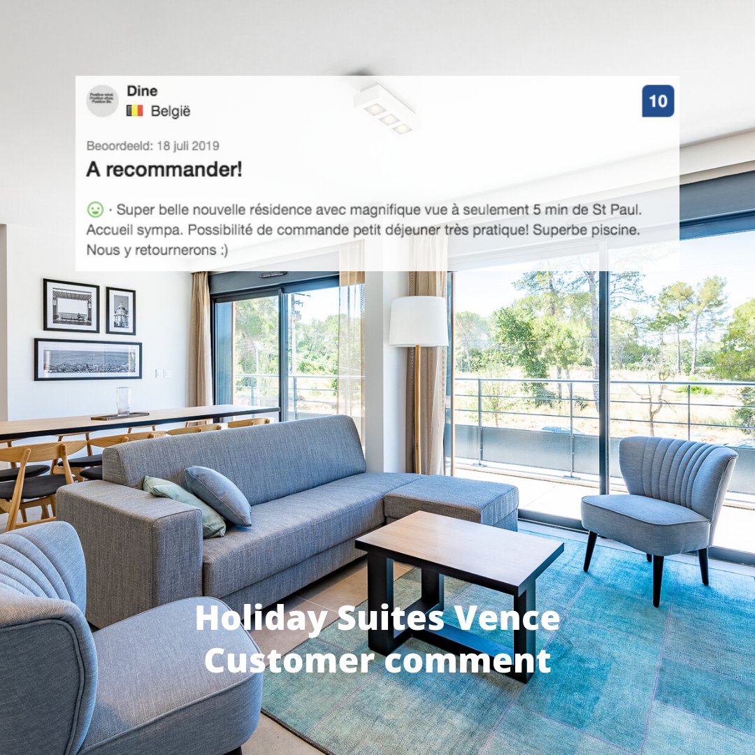 TwinPromotion's tweet photo. Great customer review of Les Jardins d'Azur.
Le meilleur atout de ce projet n’est autre que la vue panoramique époustouflante sur les montagnes du Col De Vence. Chaque appartement dispose d’une vue imprenable sur les montagnes ou la nature!👌
Ce projet vous intéresse? https://t.co/MCHuCe4tOd