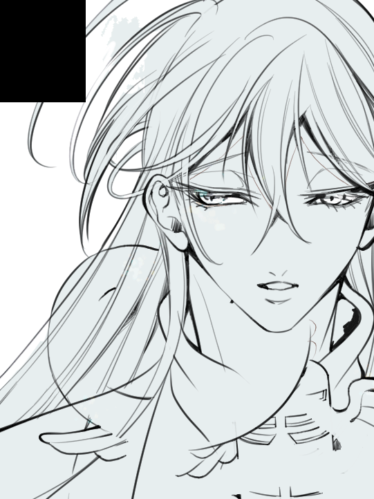 サークルカットです～一応中途半端な線画ですが下の顔も描いてたんだよというお話 