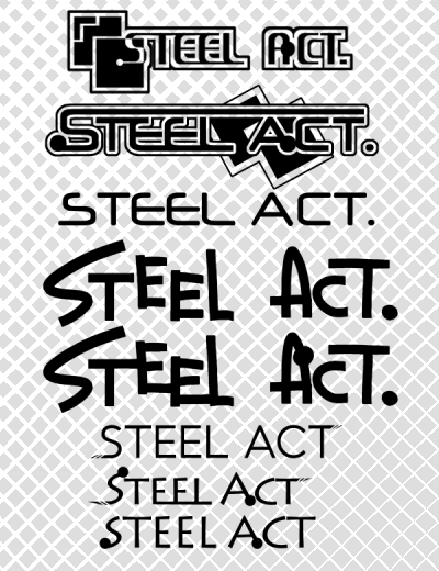 新ロゴ案をちまちま考えて居た時の産物
描き文字風の奴でも良かったかなぁとか、旧のままで良くねとかいっぱい悩む羽目に 