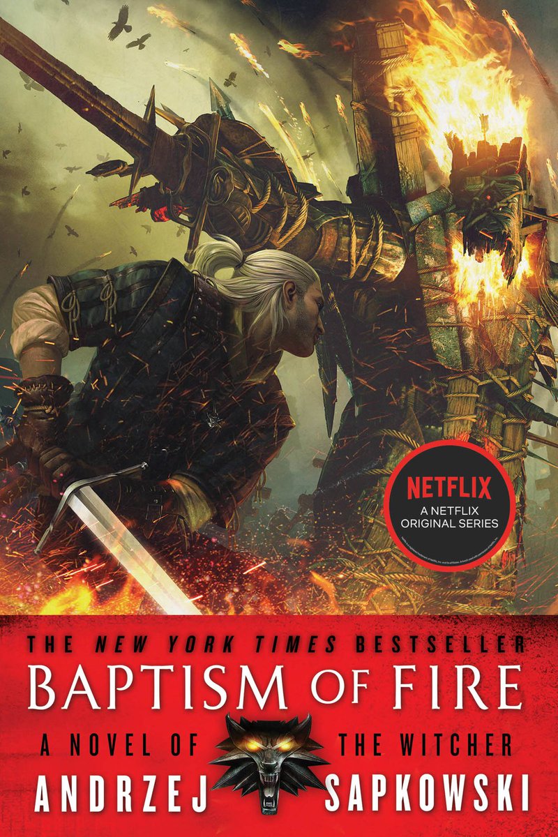 2. Baptism of Fire (Andrzej Sapkowski)2this book is so dry you only need to rub your finger to its surface and it'll immediately catch on fire.the irony in the ending though, that's the best part out of the whole book. and cahir. he's great too.