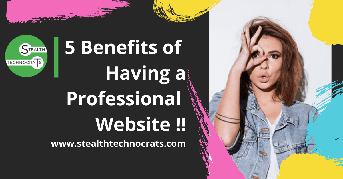 StealthtechST's tweet photo. 5⃣Benefits of Having a Professional🔥🔥Website !!
It is important for a website to be unique and have quality content in order to make the business stand out 
Read More : https://t.co/I49N1JWDDu
#websitedesigning #webdesignservices
#mobileresponsivewebsite #stealthtechnocrats https://t.co/j1bnB8eS6x