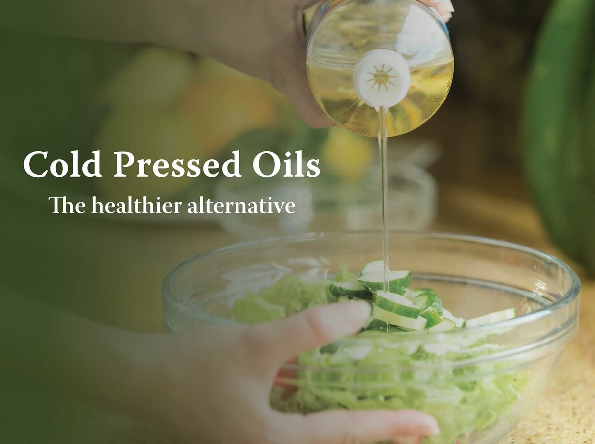 PristineFamily's tweet photo. Cold-pressed oils are unrefined and unbleached, thus they are flavorful and rich with nutrients and antioxidants. Read on to know more - https://t.co/Dg18nnxPdv
#coldpressedoils #pristineorganics #healthieralternative https://t.co/KVtTzBD6Ru