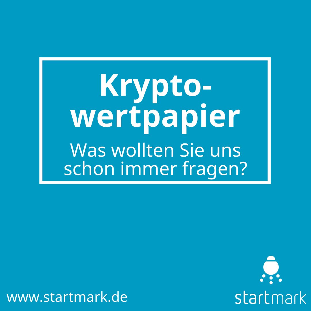 StartMarkDE's tweet photo. #Fragerunde: Was wollten Sie schon immer zum Thema #Kryptowertpapier wissen❓ Stellen Sie uns Ihre Fragen❗
.
Posten Sie Ihre Frage jetzt unter diesem Post als Kommentar!
.
.
#ama #sto #bafin #blockchain #bitcoin #ethereum https://t.co/kUvSumnYa6