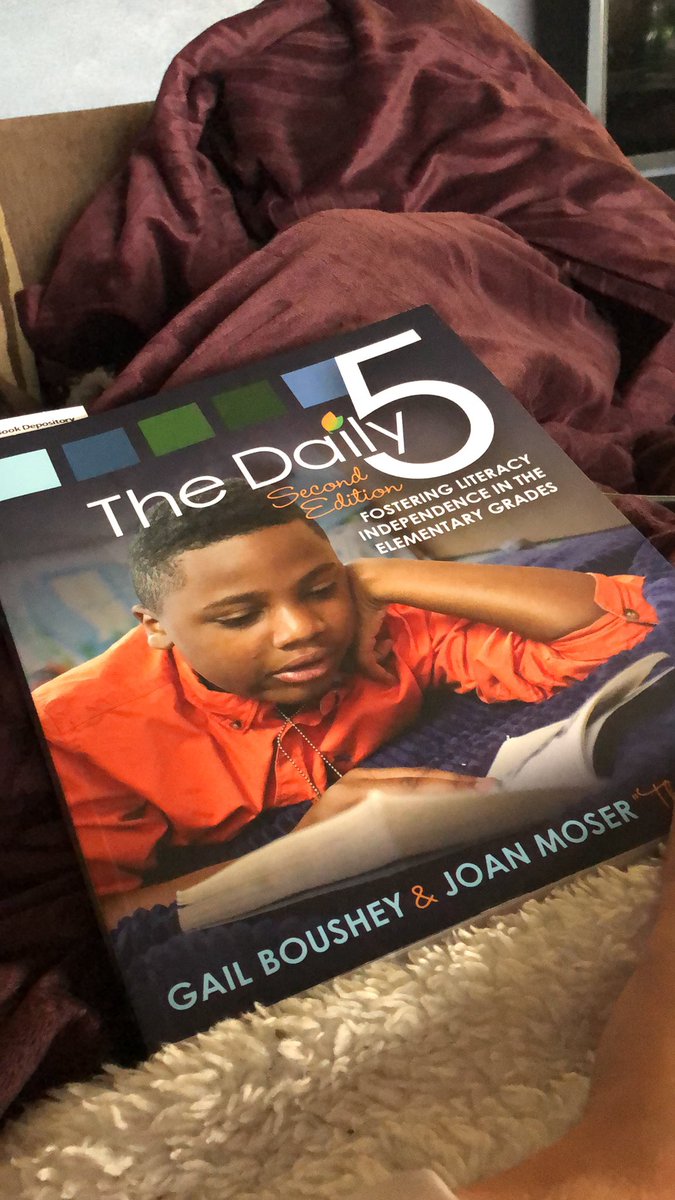 A bit of holiday reading kicking off. I’m getting excited to start planning my new routines in my new classroom! #daily5