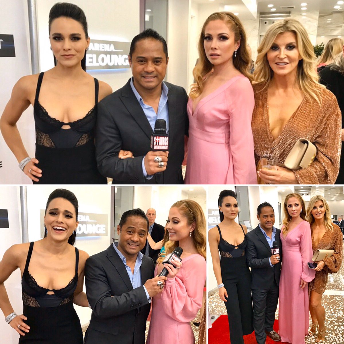 TyroneTann's tweet photo. #MemorableMondayMoment, on the #RedCarpet with these #3BigSweethearts &amp; #LovelyAwesomeTalents that I #Respect! -w/ @MayaStojan, @MaleaRose, @dunbar_allison, #FlashOutMoviePremiere. https://t.co/2xnzQQ1LRm