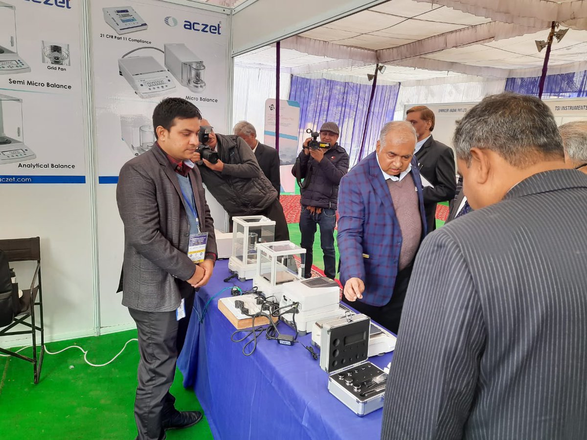 AczetLtd's tweet photo. We are grateful to be a part of National Metrology Conclave & 6th National Conference on βAdvances in Metrology AdMet-2020β #event.
Here are glimpse of #ADMET2020
#AdMet #conferences #CSIR_NPL #CSIR_IND #NewDelhi #Aczet #solutionsimplifed #accredited https://t.co/16NGKVCOYR