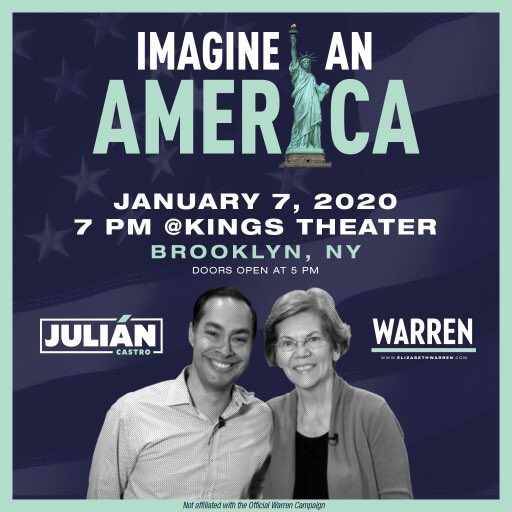 NYC4Warren's tweet photo. Imagine @nyc4warren with 1️⃣5️⃣0️⃣0️⃣ followers!

We are 112 away. 

Will @EWarren &amp; @JulianCastro’s visit put us over the top?   

Stay tuned and tag us!!!! https://t.co/f3u2afIK6l
