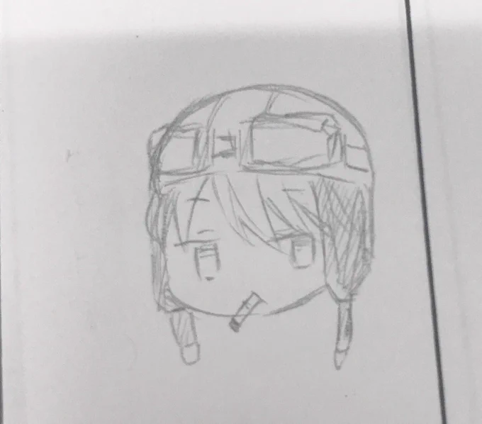 珍しくpiくん描いた 