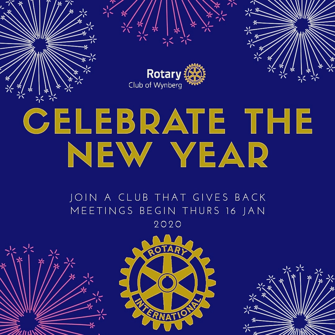 Wynberg Rotary starts the new year 16 Jan 2020. Why not make 2020 the year for community service and join an organization with global reach and a local heart. #imstaying welcome to join.