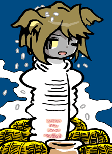 きょうの妖怪 #和漢百魅缶 通算6121体目【年長彦】ながひこの粥。https://t.co/BHKDadQUbI 