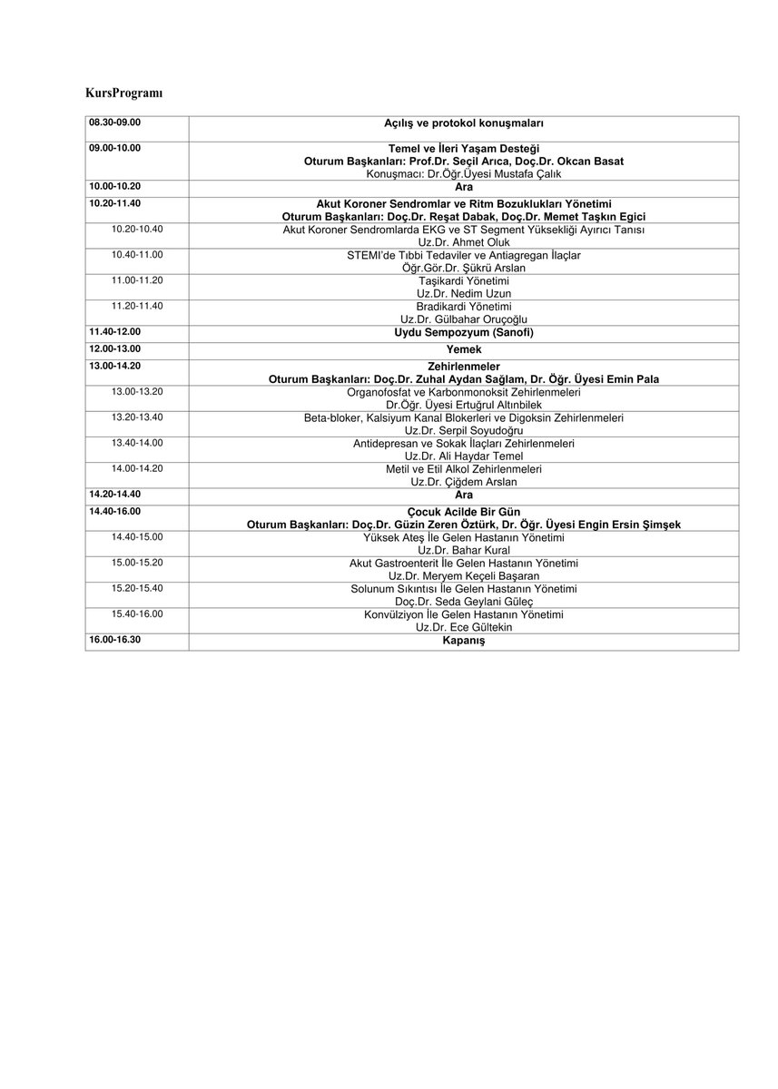 Aile Hekimliği Anabilim Dalı asistanlarının eğitimlerine yönelik 22 Şubat 2020 tarihinde SBU İstanbul Gaziosmanpaşa SUAM Konferans Salonunda saat 08:30 -16:30 arasında ücretsiz
katılımlı Birinci Basamakta Acil Vakalara Yaklaşım Kursu verilecektir.