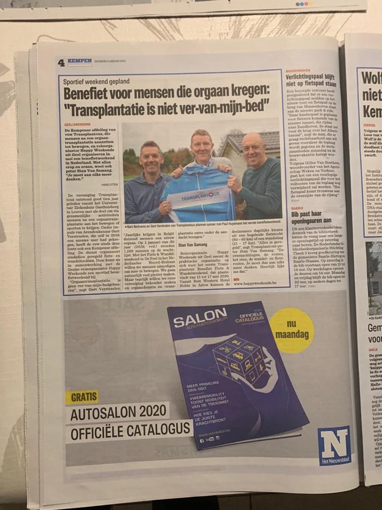 Sensibilisatie Transplantoux.
Stay Connected.