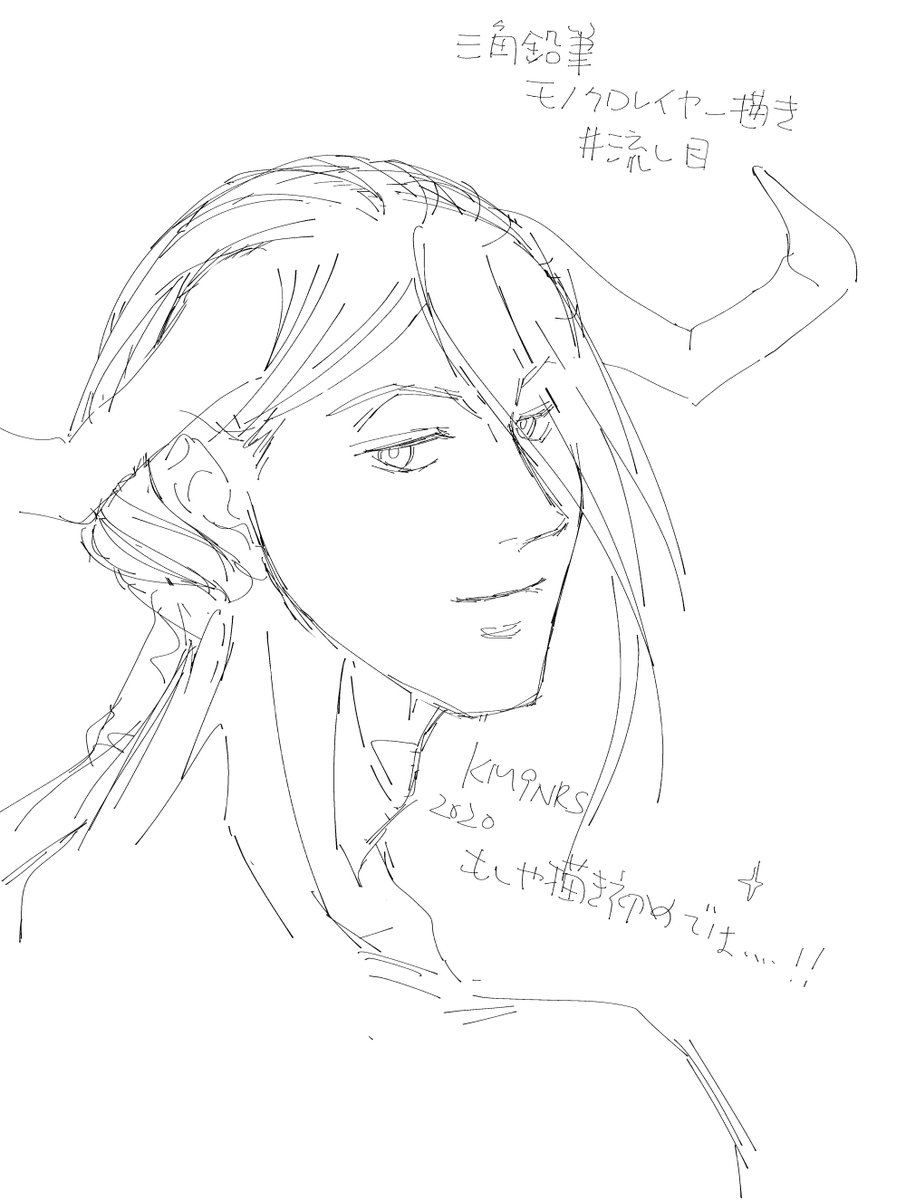 首の描き方