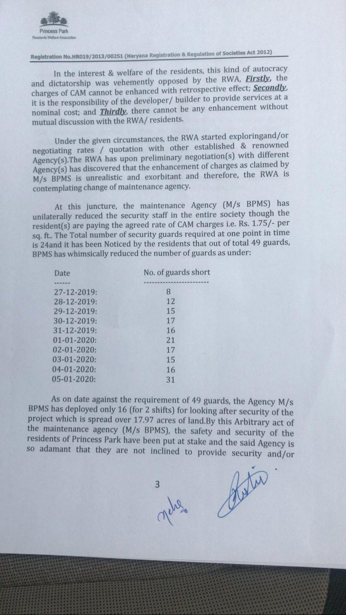 PrincessRwa's tweet photo. Princess park sec86 is harrassed by builder bptp and bpms has withdrawn security overnight leaving residents on toss.Attach complaint filed @DC_Faridabad @FBDPolice @cmohry @yashpalmurar @Nitin_Rivaldo @Dchautala @smartcityfbd https://t.co/bo1IbPfGOq