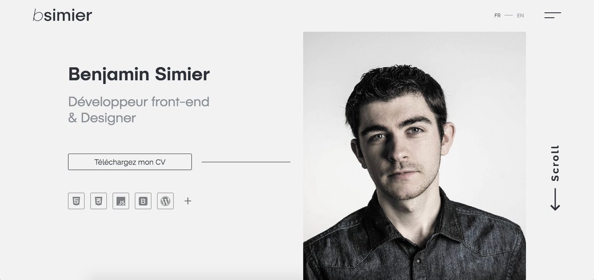 benjamin_simier's tweet image. Pour la commencer l'année 2020, je vous propose de visiter mon nouveau site web.

🎨 Un design plus sobre et plus simple,
📰 en français et en anglais,
👉 et d'autres choses à découvrir...

benjaminsimier.com

#portfolio #webdesigner #developer #webdeveloper