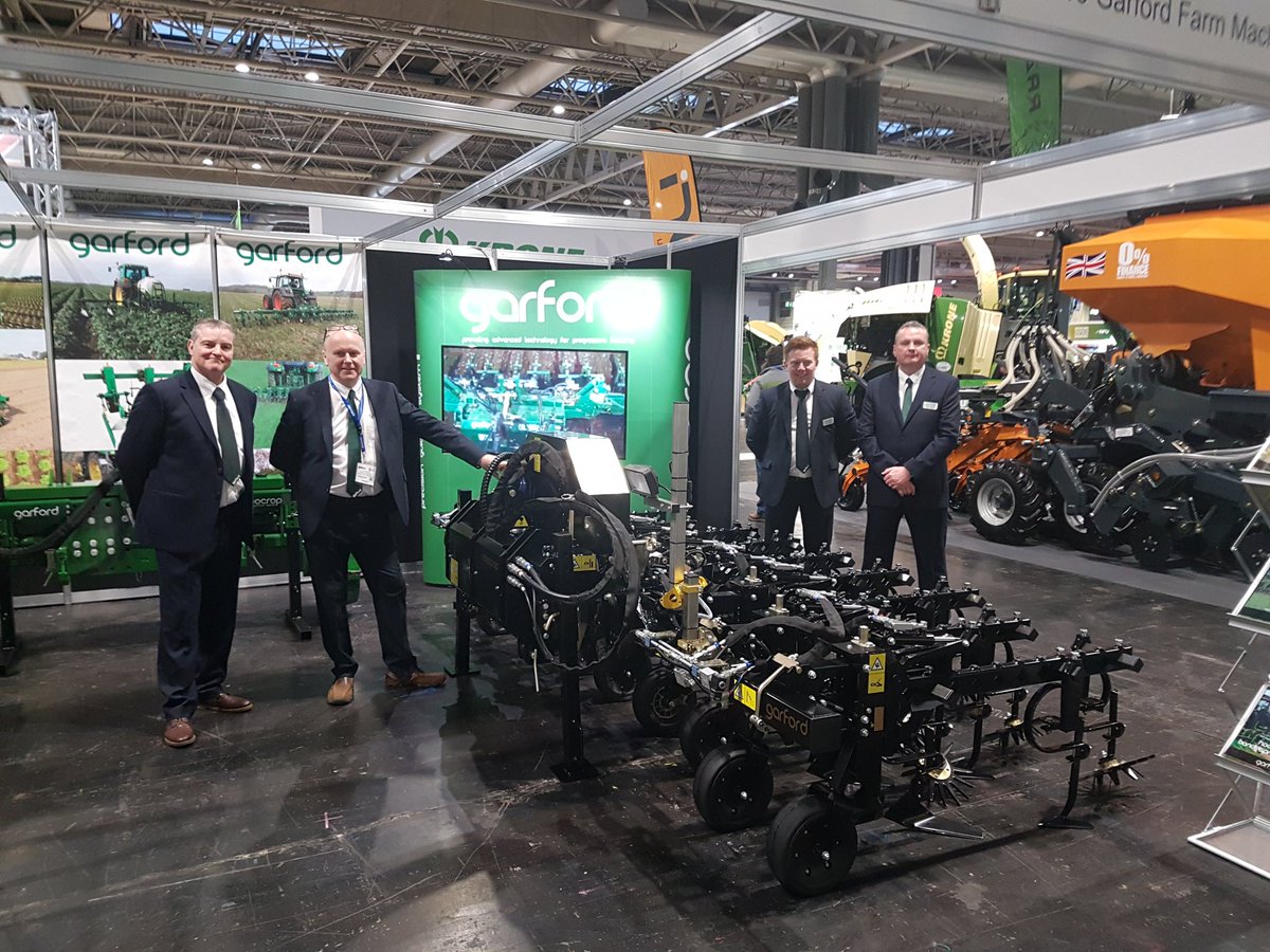 garfordrobocrop's tweet image. The garford team here to celebrate 20 years of robocrop guidance. We are looking forward to the year ahead come along to Hall 19 @lammashow #garford #precisionfarming #progressivefarming #precisionagriculture #agriculture #farming #britishmanufacture
