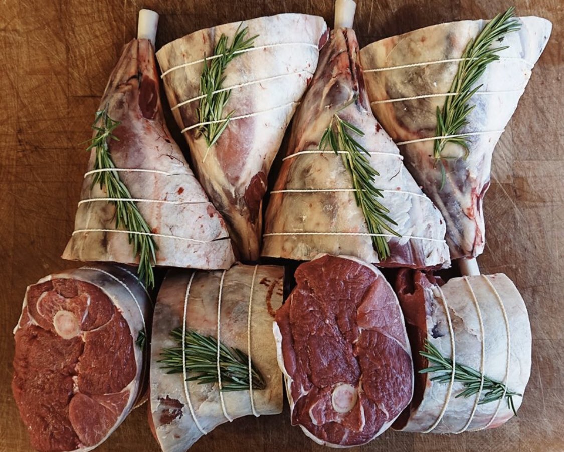 Legs of amazing local lamb are just £12 this week. On a dreary January day, it’s the full-of-flavour family feast you need - and each one has been prepped to perfection by our brilliant butcher Ben #lovelamb #lamb #roastlamb