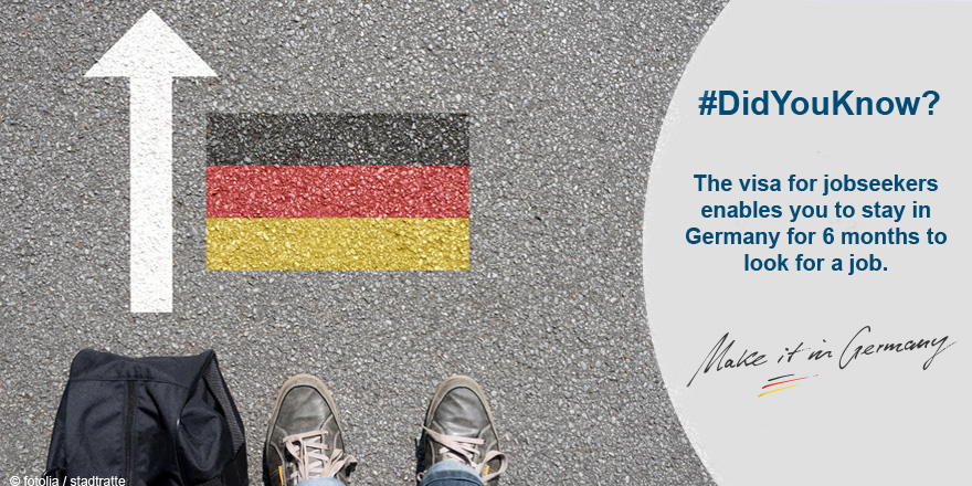 MakeitinGermany's tweet photo. #visafact: You have not found a suitable #job in #Germany yet? The jobseeker's #visa might be an option for you! Find out if you meet the requirements: https://t.co/WCroFtO1w5

#WorkinginGermany https://t.co/NEtNWeW5dz