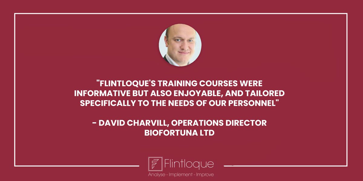 Flintloquems's tweet photo. Here is a testimonial from Biofortuna Ltd's David Charvill talking about a Training Course we recently helped them out with👏🏼 

For any info regarding our services head over to our site https://t.co/NjsMEP9UOW https://t.co/Wl74DZny2a