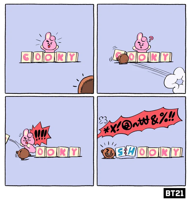 COOKY was about to make a name for himself.
SHOOKY had other ideas.

#PrankBuddies #SHOOKY #COOKY #BT21 