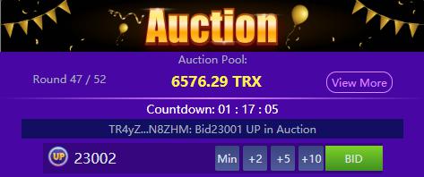 🔥You can't miss 50,000 $TRX New Year Auction 🔥
🚀Feel free to join auction if only you have UP 
👏🏻The lowest consumption of Auction in Tron; you'd only consume 5% UP if failed
⏰Countdown: 5 rounds
Try it👉🏻: tronup.io
<a href="/Tronfoundation/">TRON Dao</a> <a href="/justinsuntron/">H.E. Justin Sun 👨‍🚀 🌞</a>